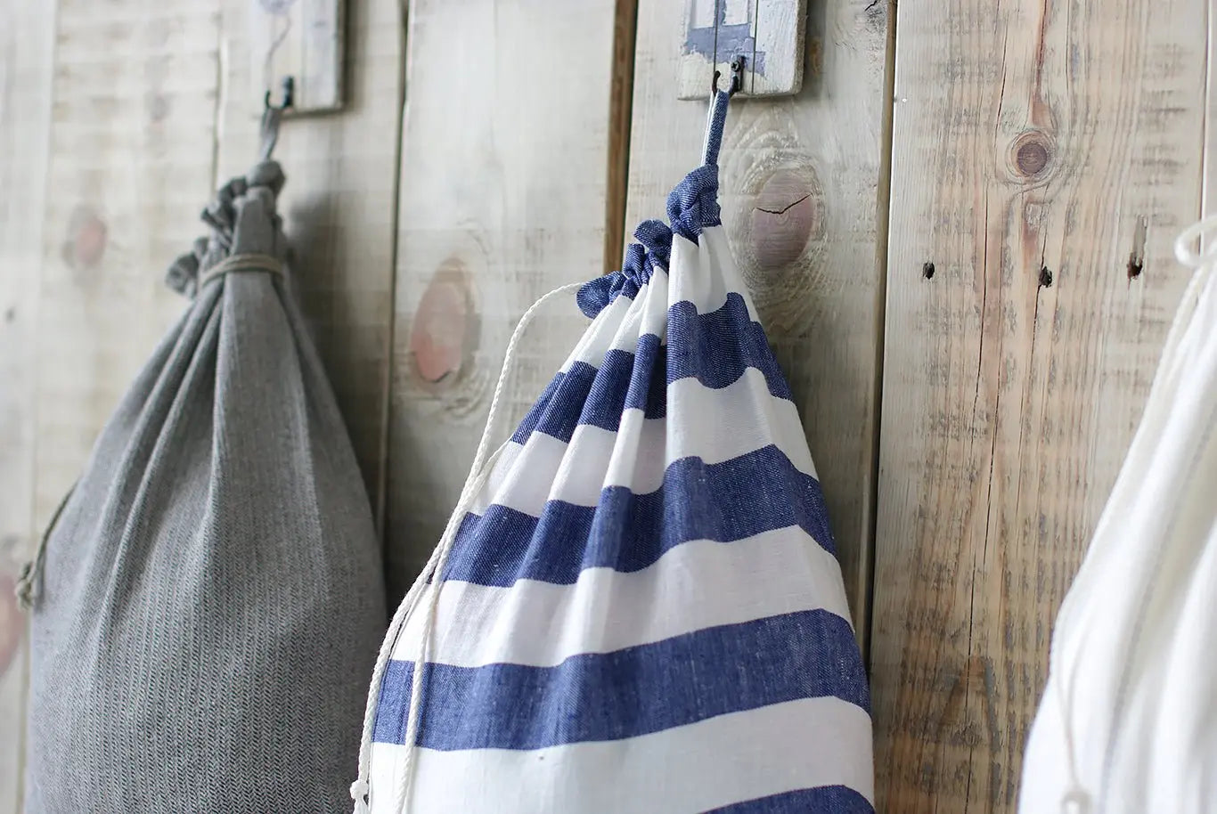 Drawstring Linen Laundry Bag - Epic Linen luxury linen