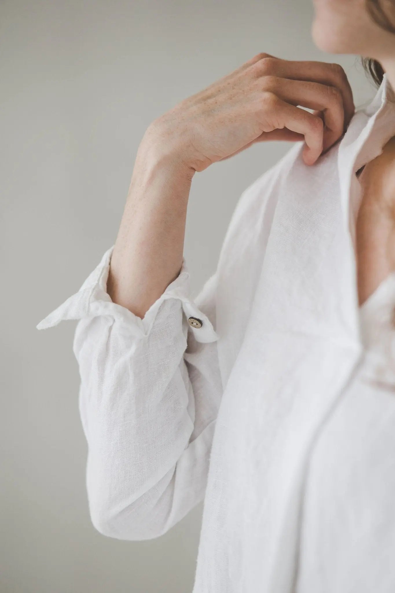 Elegant Linen Blouse - Epic Linen luxury linen