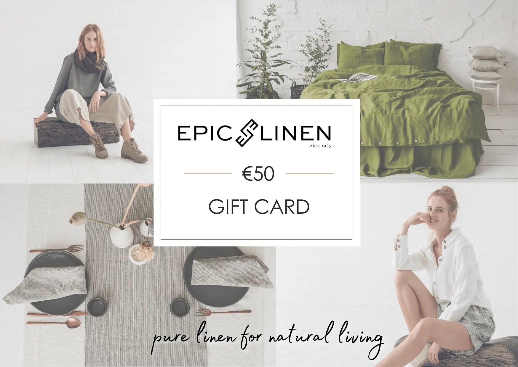 Epic Linen Gift Card - Epic Linen luxury linen