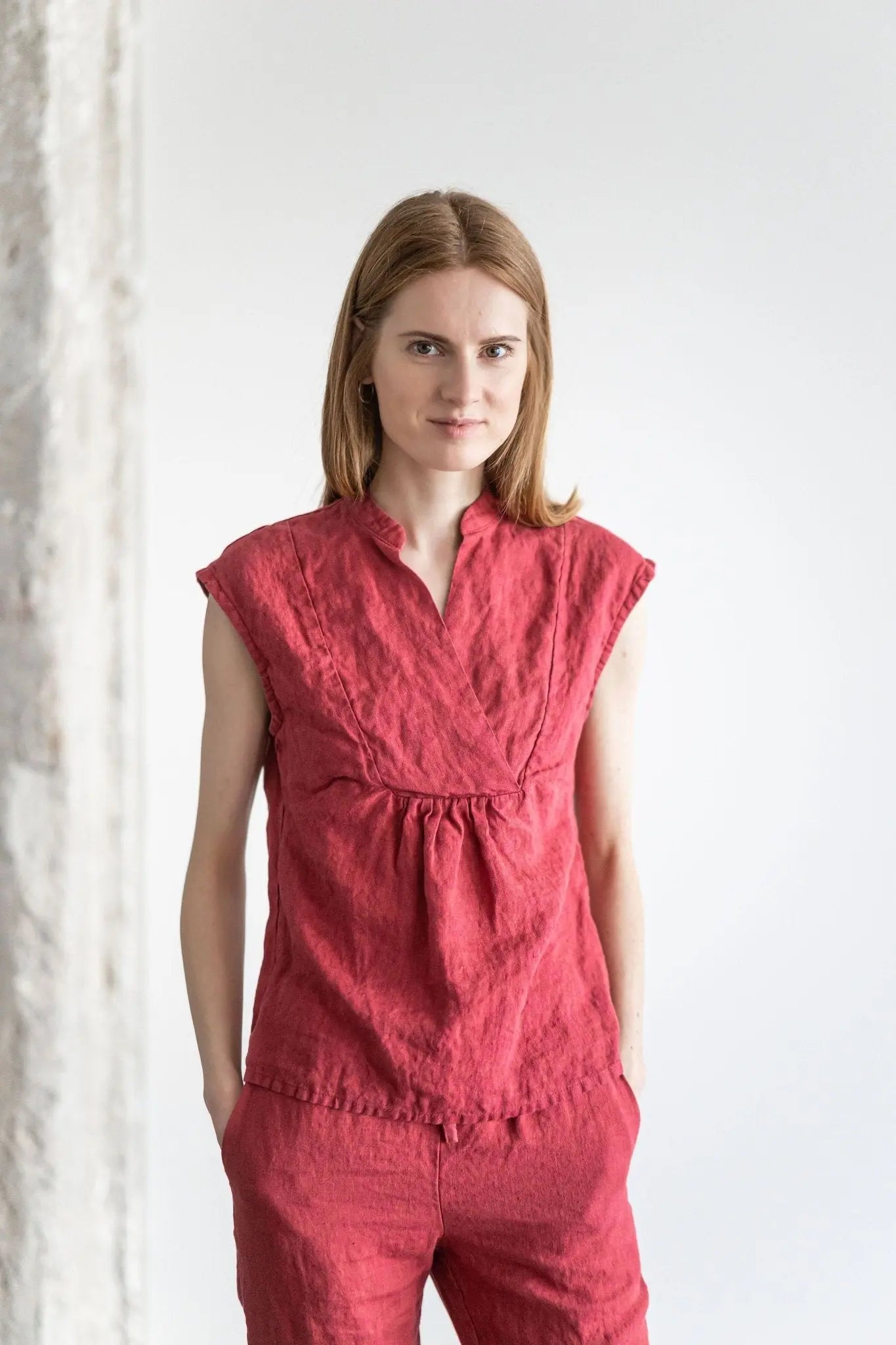 Linen blouse - Epic Linen luxury linen
