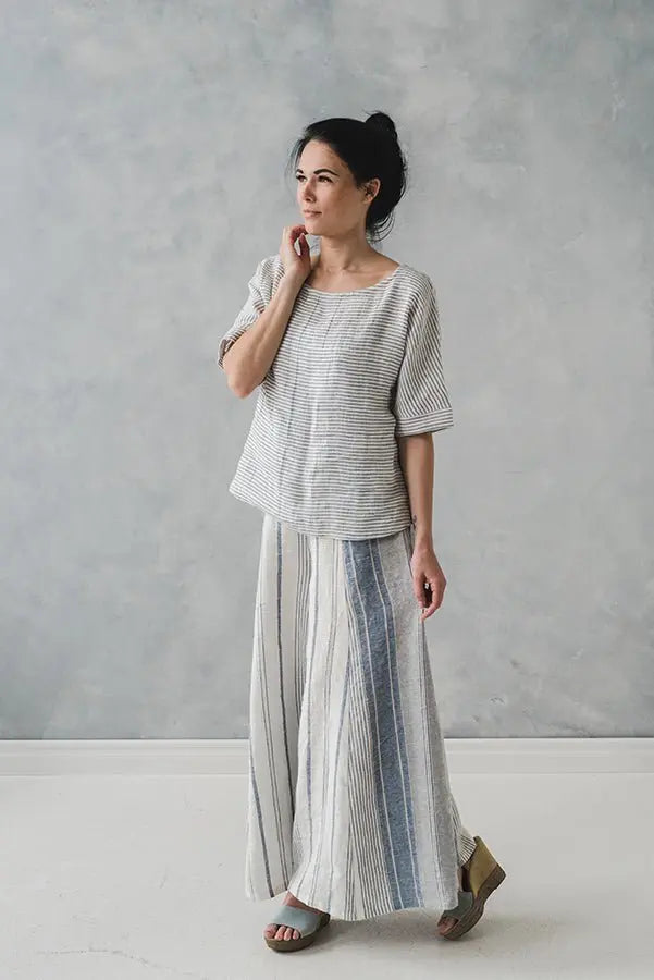 Linen Culottes - Epic Linen luxury linen