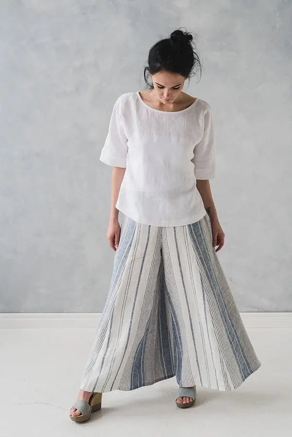 Linen Culottes - Epic Linen luxury linen