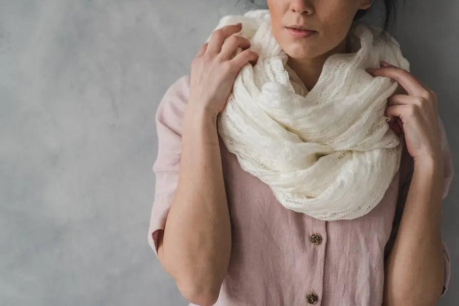 Linen Infinity Scarf - Epic Linen luxury linen