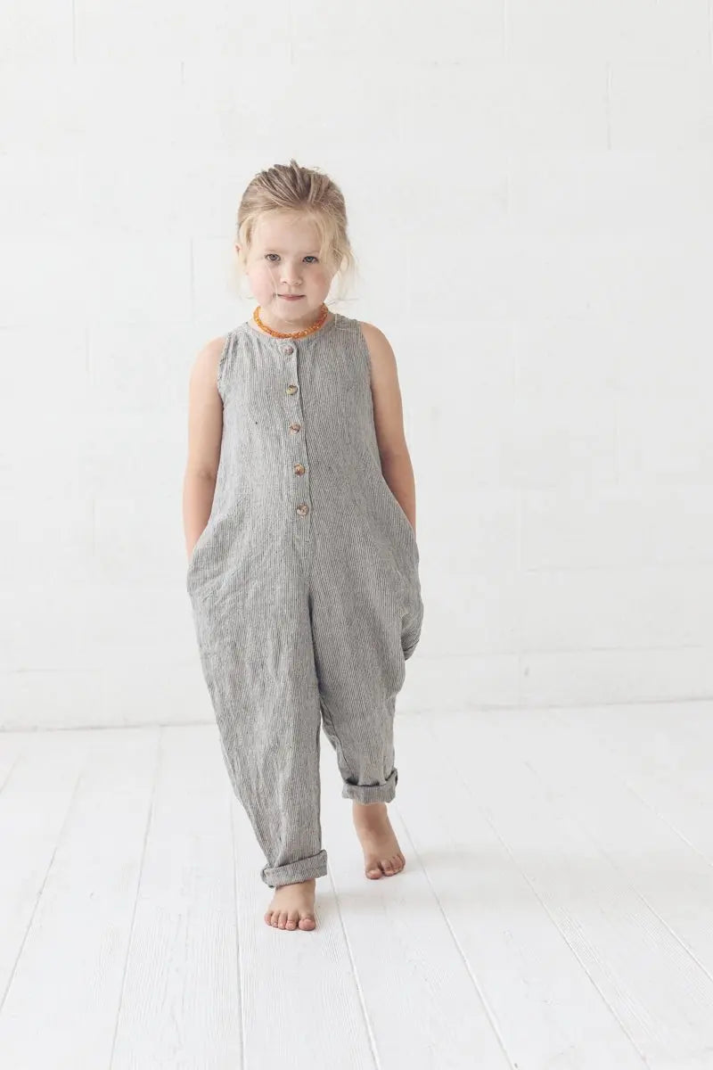 Linen Kids Jumpsuit - Epic Linen luxury linen