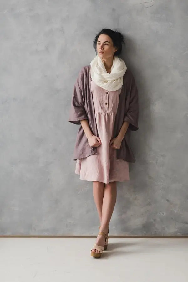 Linen Kimono Jacket - Epic Linen luxury linen