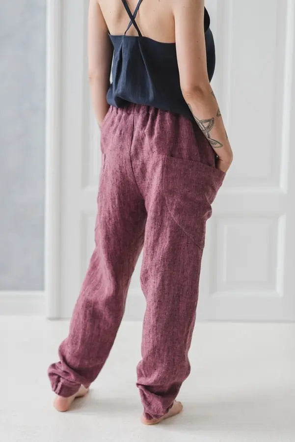 Linen Pants Capri - Epic Linen luxury linen