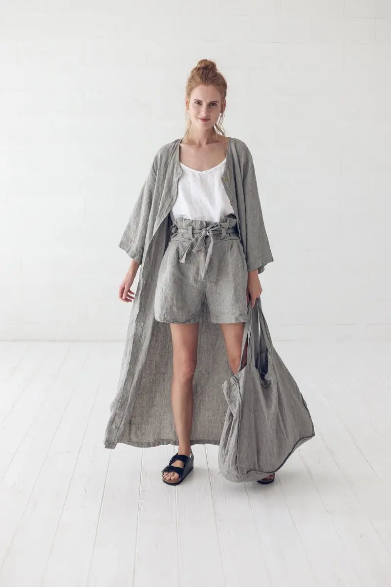 Linen Shirt Dress - Epic Linen luxury linen