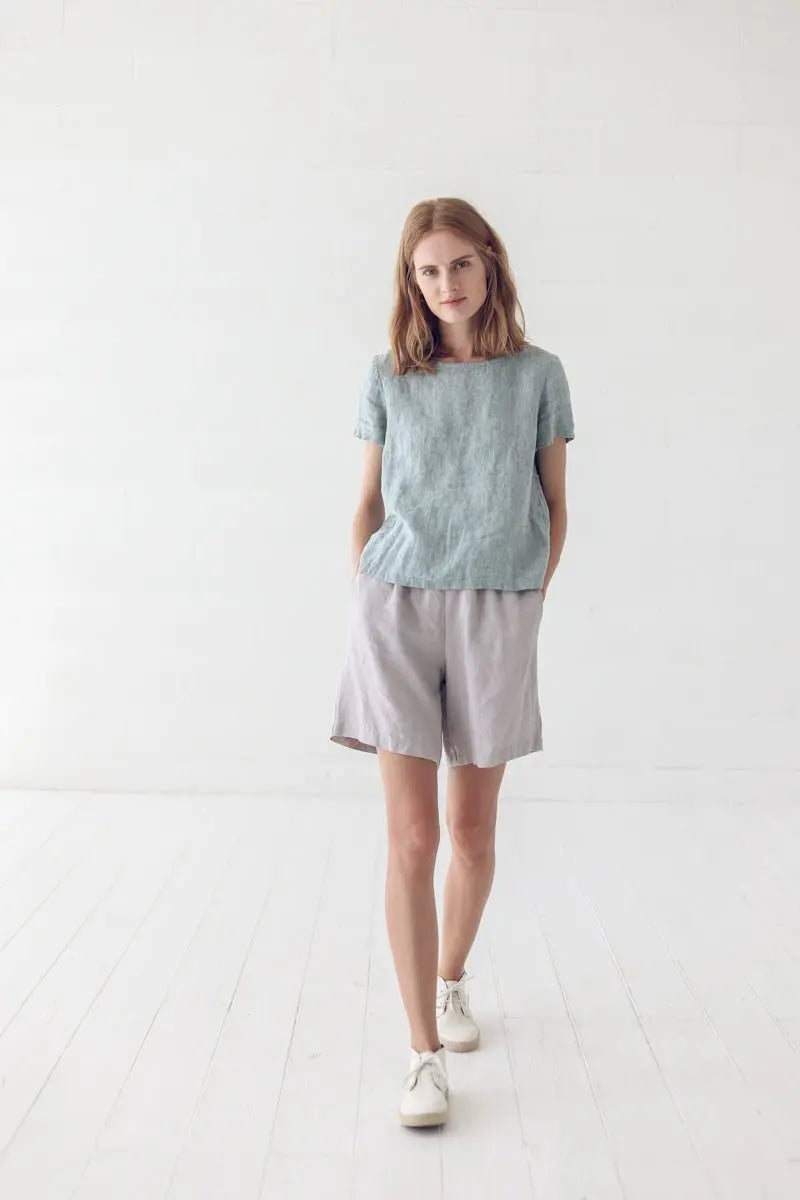 Linen Shorts - Epic Linen luxury linen