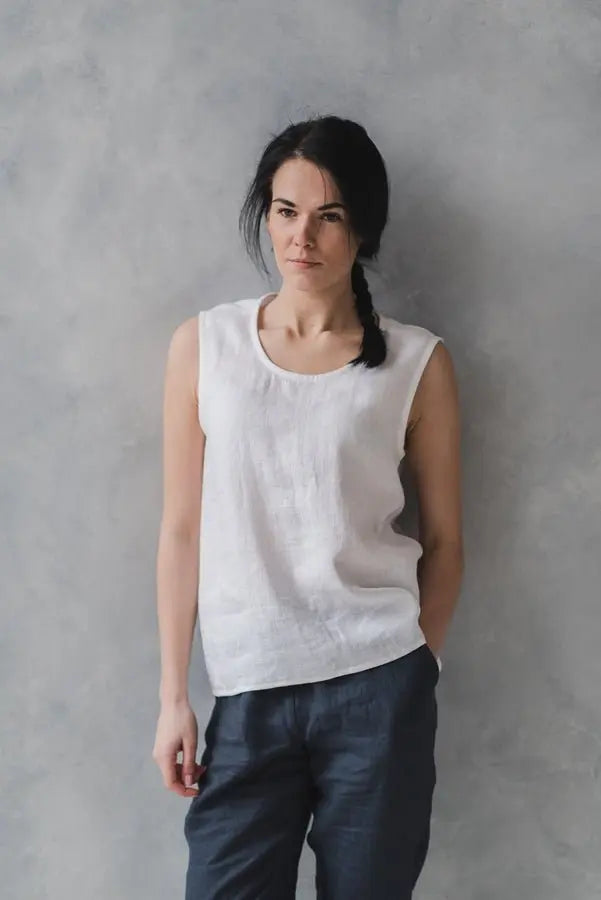 Linen Top Ana - Epic Linen luxury linen