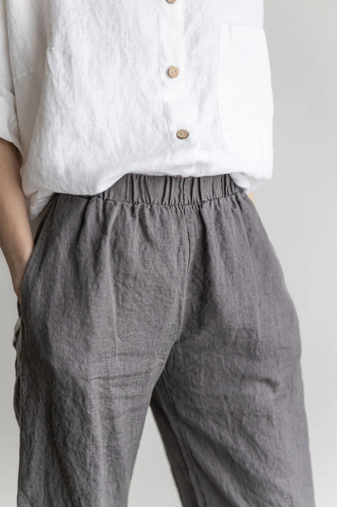 Loose Linen Pants - Epic Linen luxury linen