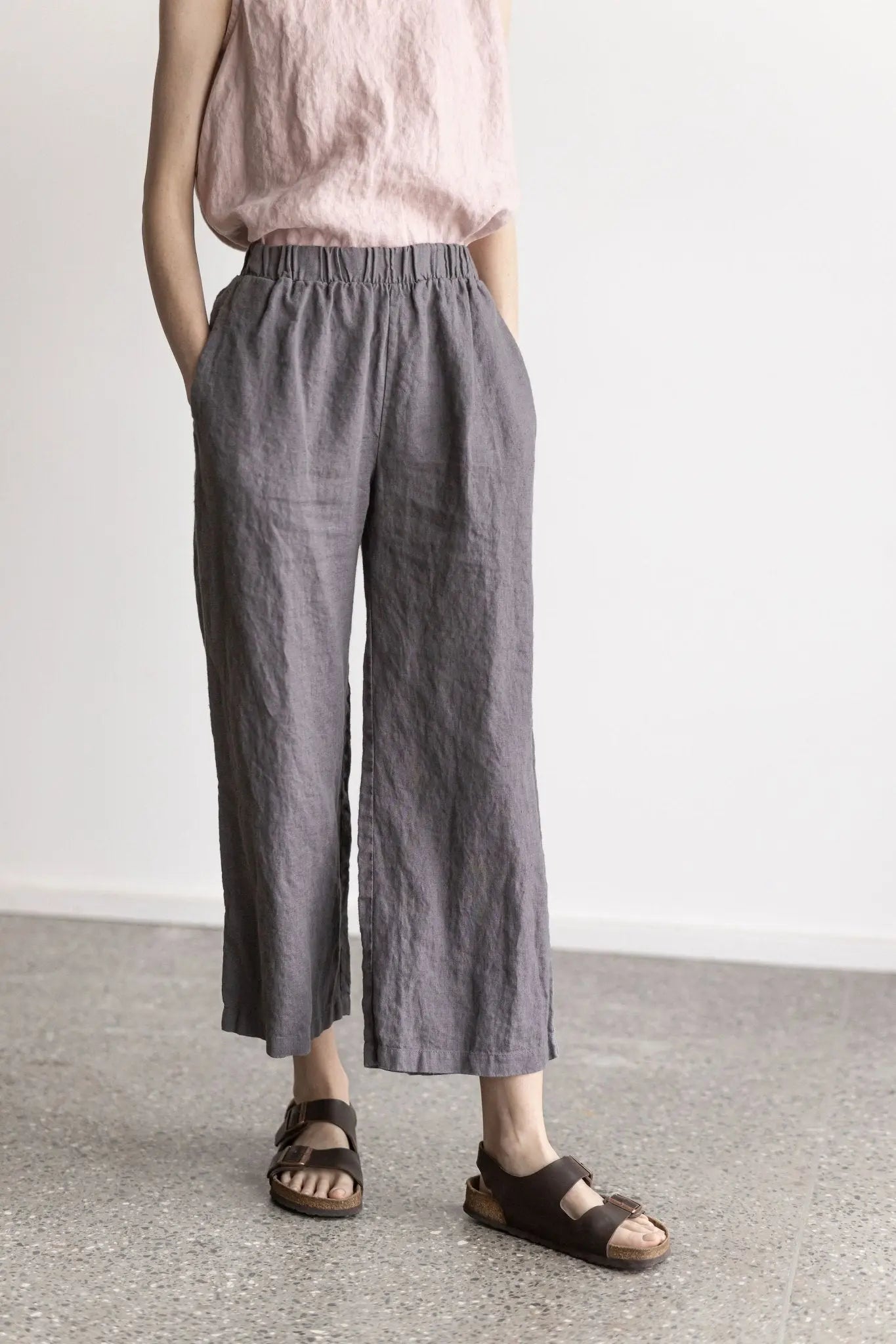 Loose Linen Pants - Epic Linen luxury linen