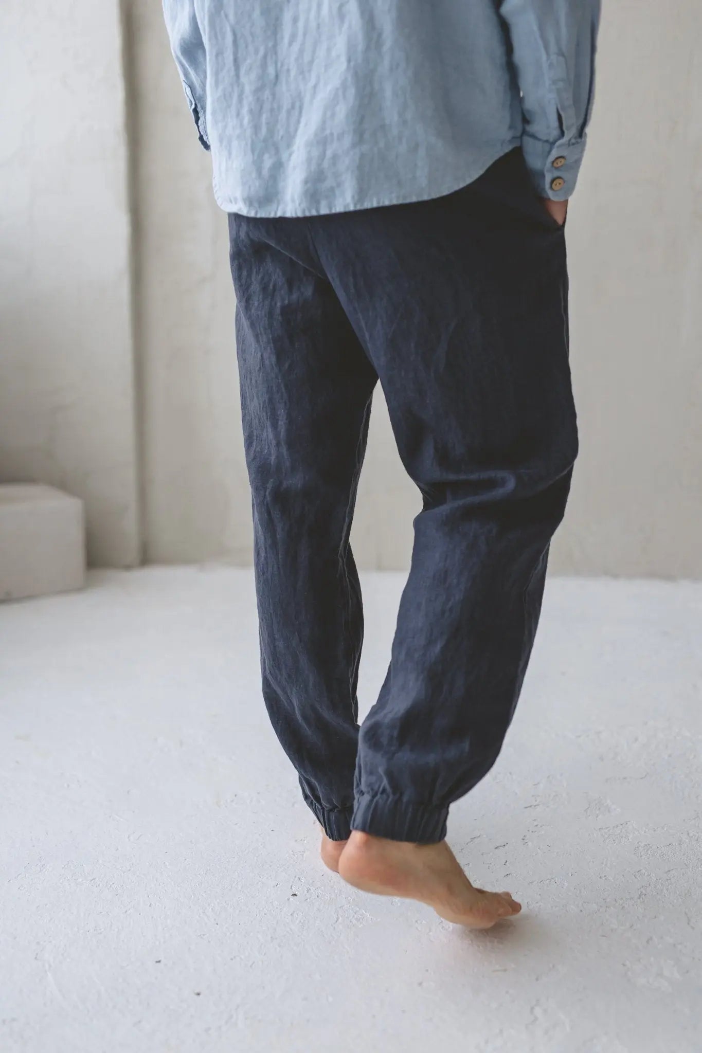 Men's Cargo Linen Pants - Epic Linen luxury linen