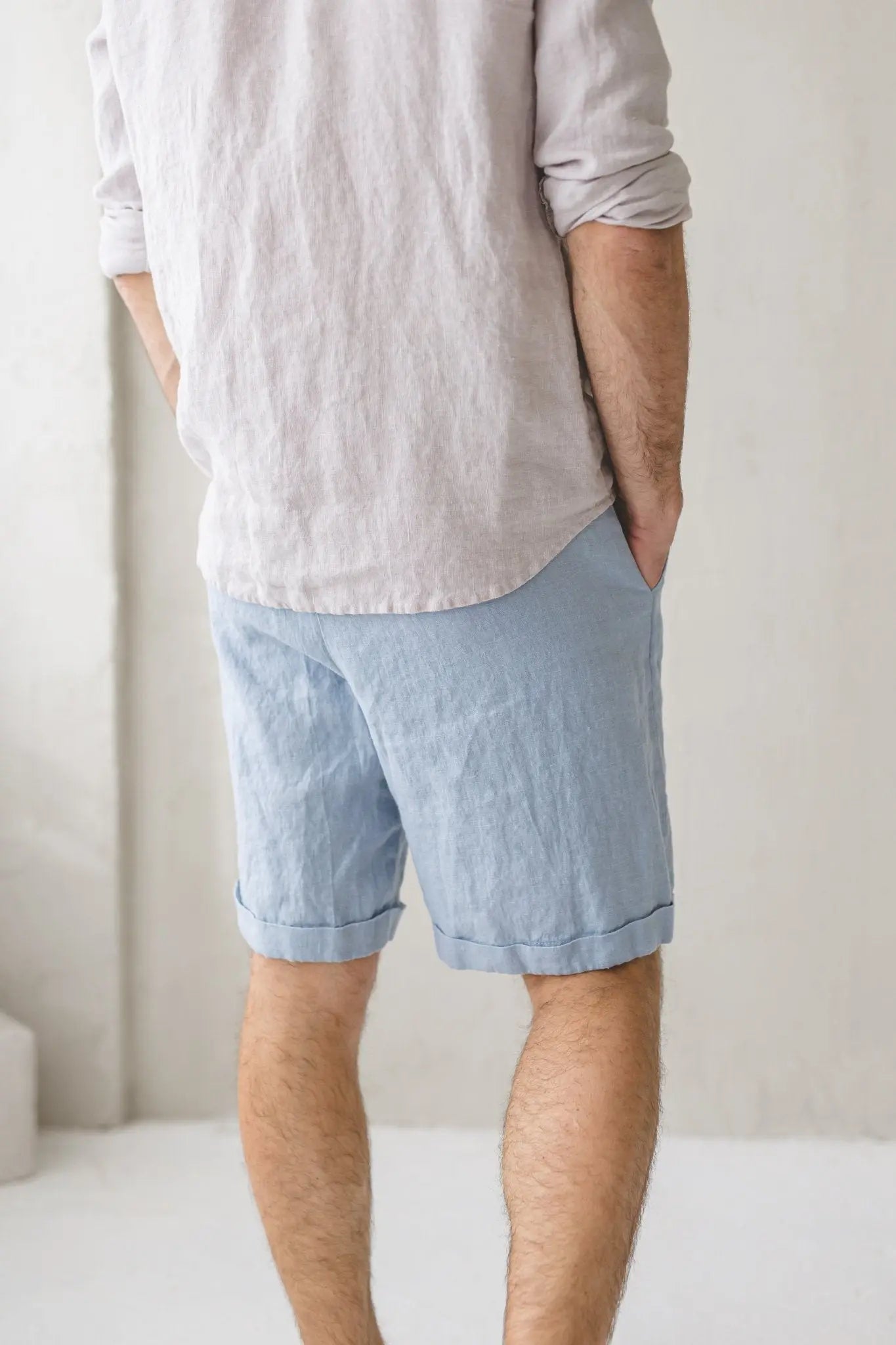 Men's Linen Shorts - Epic Linen luxury linen