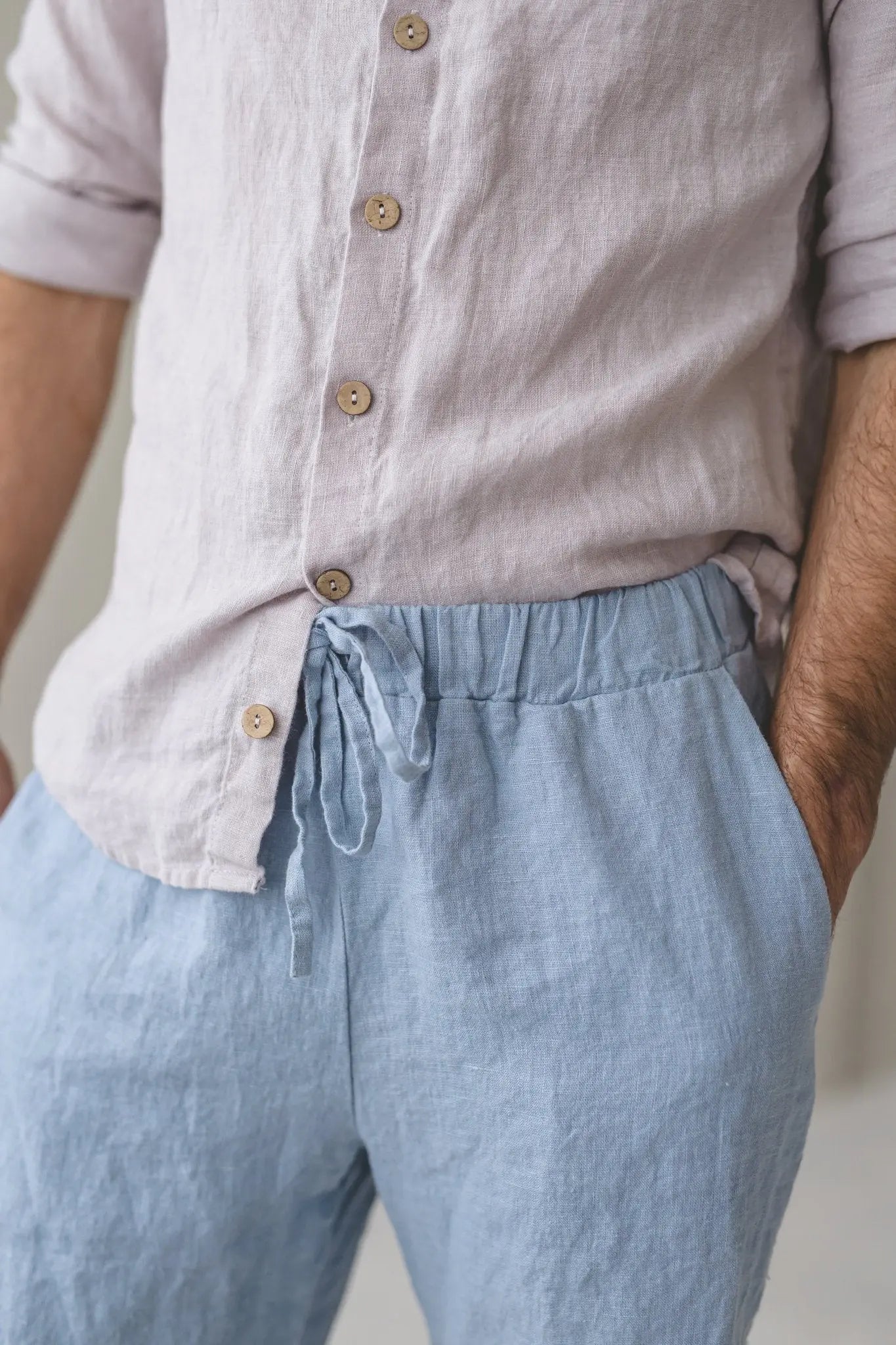 Men's Linen Shorts - Epic Linen luxury linen