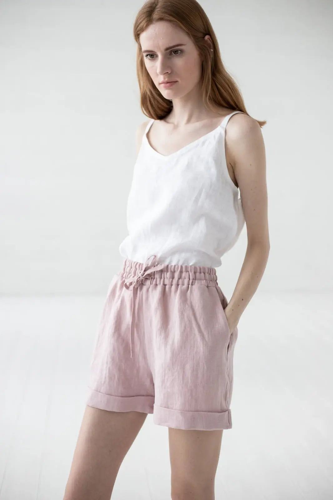 Mini Linen Shorts - Epic Linen luxury linen