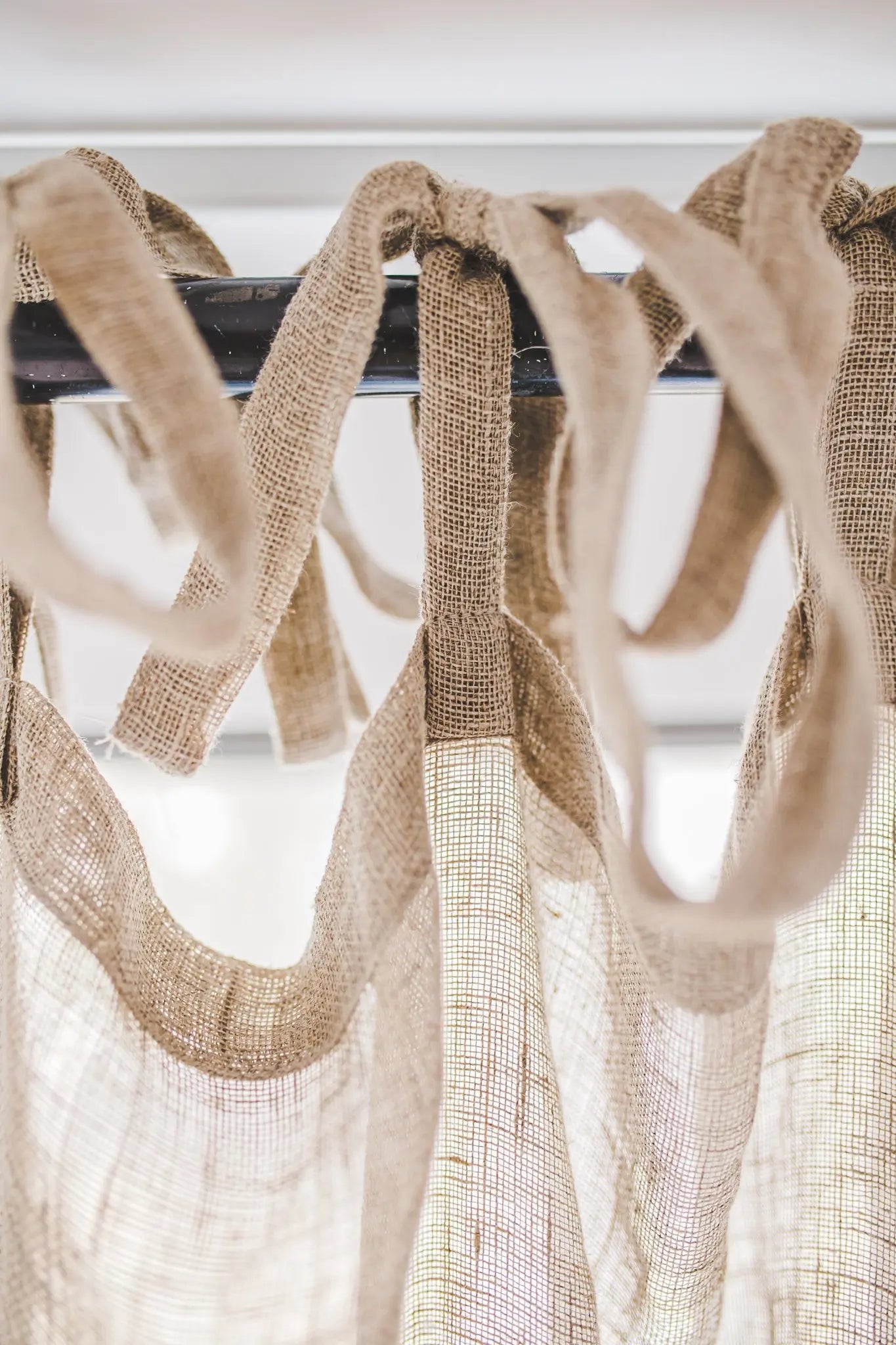 Natural Linen Sheer Curtains - Epic Linen luxury linen