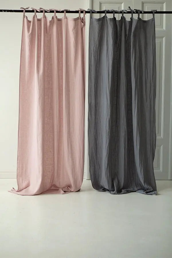 Natural Linen Stonewashed Curtains - Epic Linen luxury linen