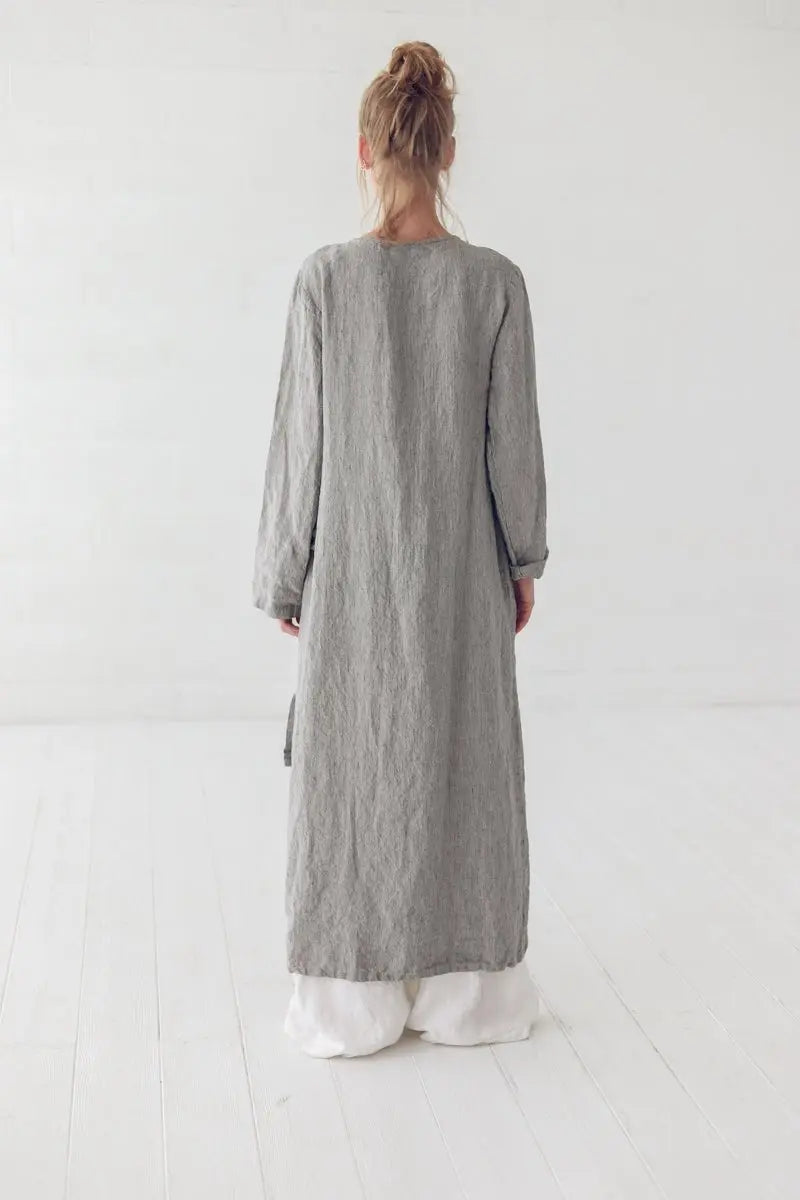 Oversized Linen Tunic Shirt - Epic Linen luxury linen