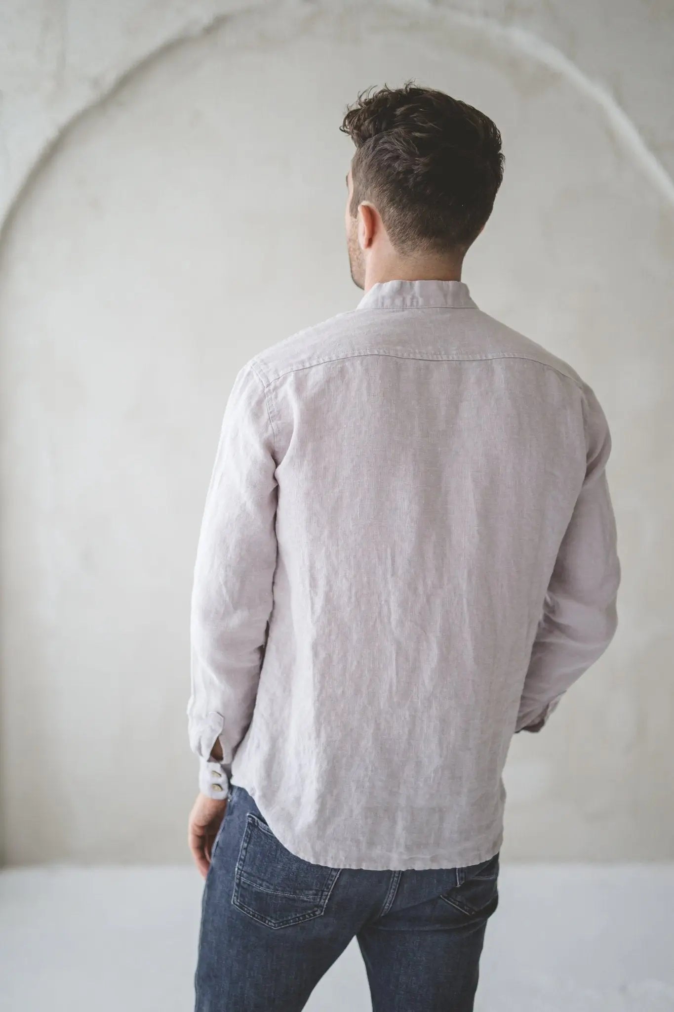 Oxford Linen Men's Shirt - Epic Linen luxury linen