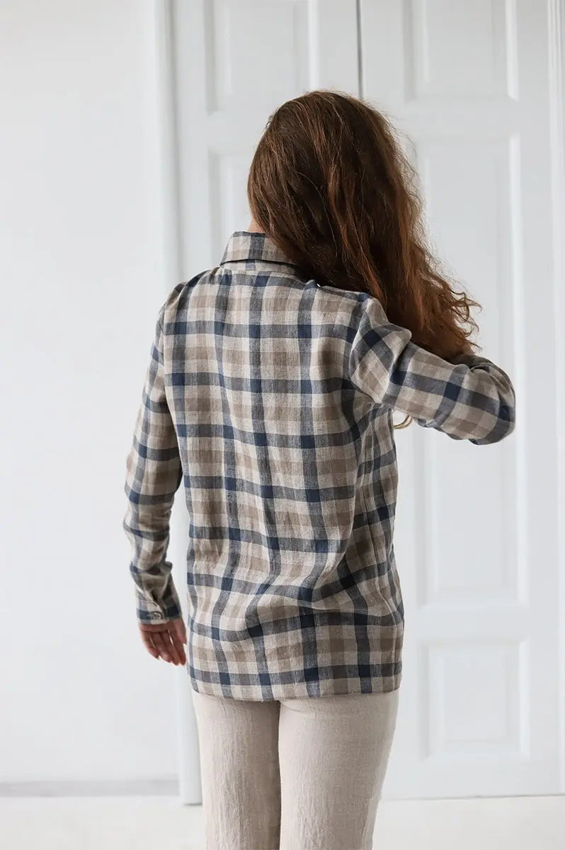 Pure Linen Collar Shirt - Epic Linen luxury linen
