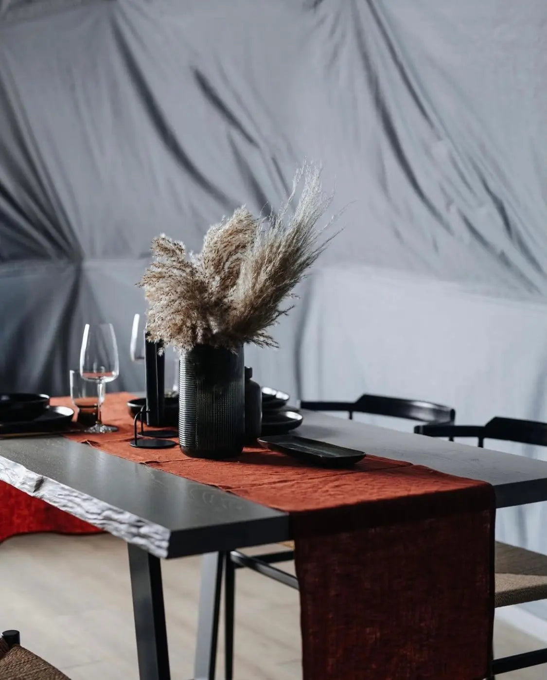 Rustic Soft Linen Table Runner - Epic Linen luxury linen
