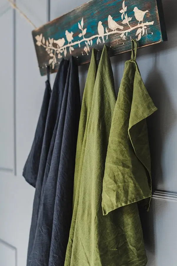 Set of 3 Linen Bath Towels in a gift box - Epic Linen luxury linen