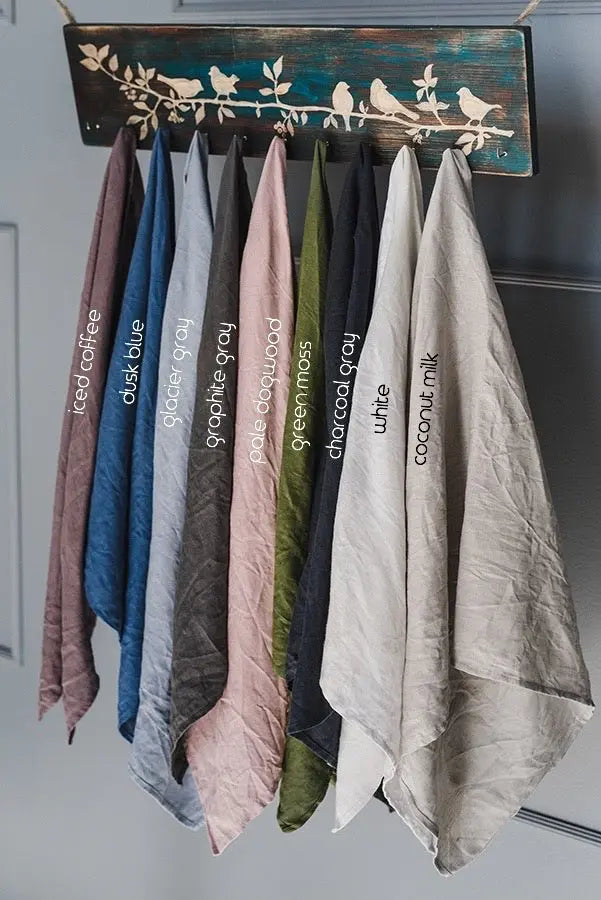 Set of 3 Linen Face Towels - Epic Linen luxury linen