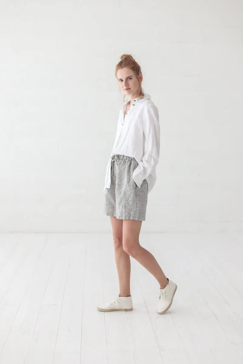 Soft Summer Linen Shorts - Epic Linen luxury linen