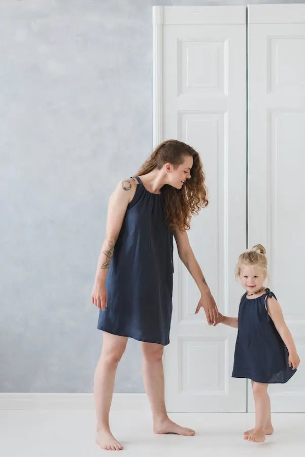 Summer Linen Dress for Girl - Epic Linen luxury linen