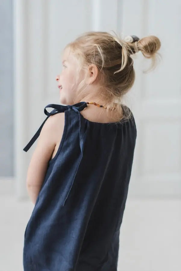 Summer Linen Dress for Girl - Epic Linen luxury linen