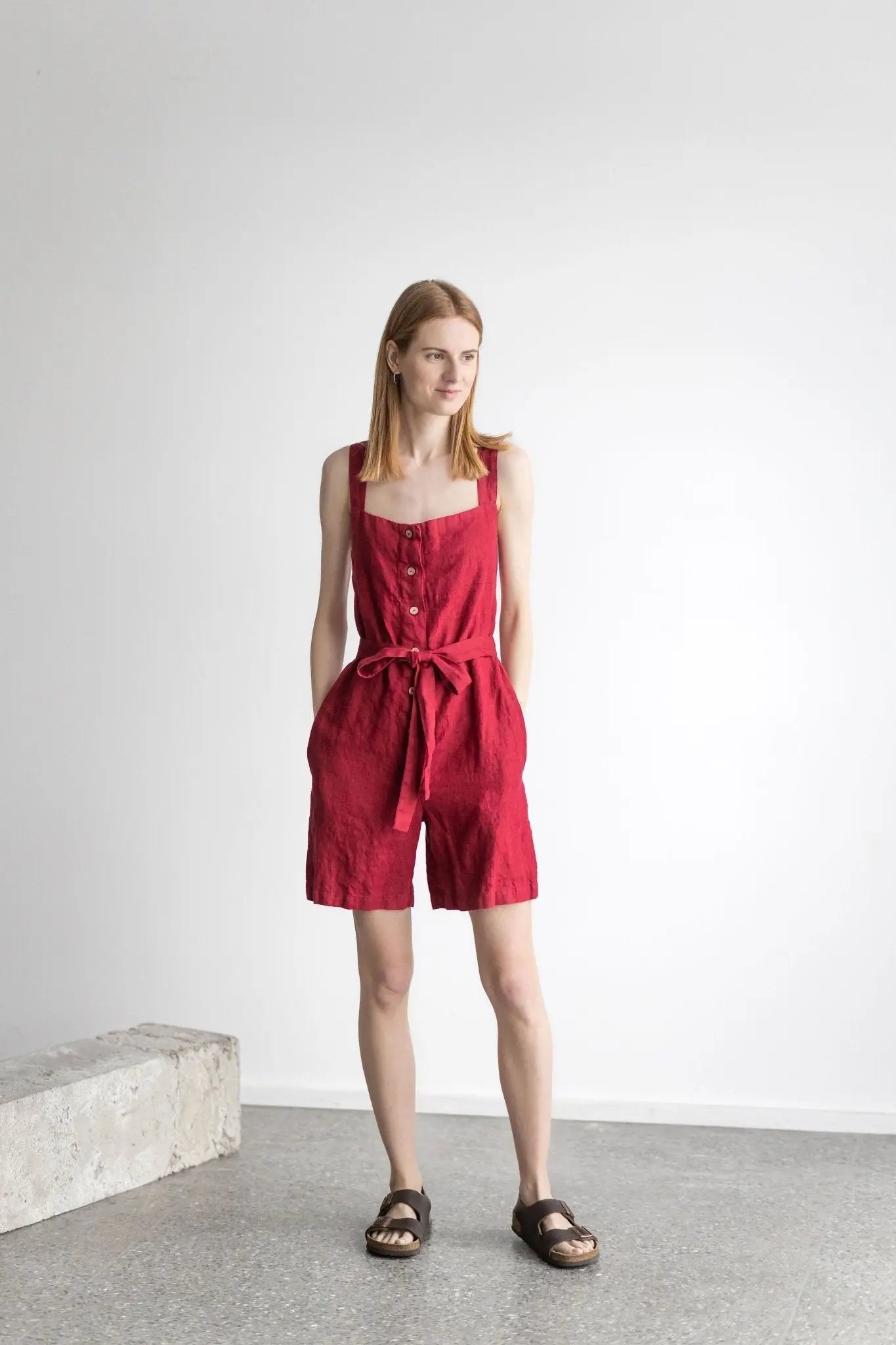 Summer Linen Romper - Epic Linen luxury linen