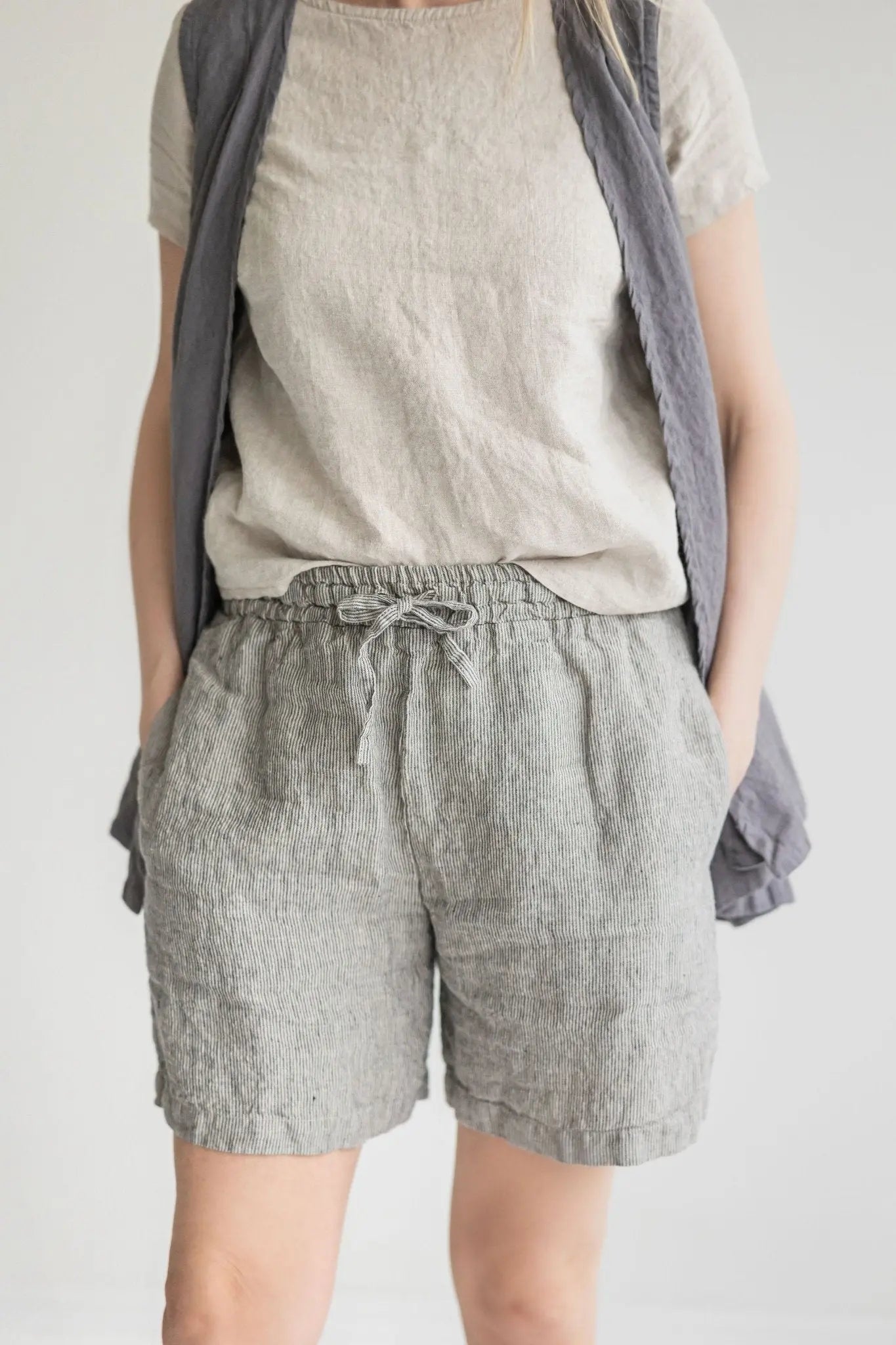 Summer Linen Shorts - Epic Linen luxury linen